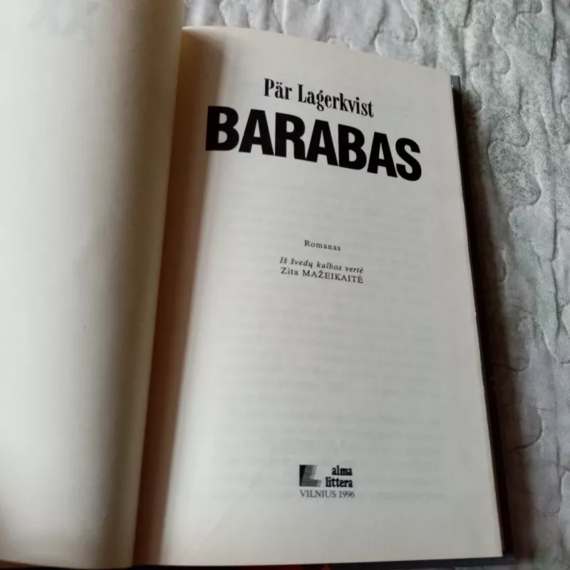 Barabas - Par Lagerkvist, knyga 3