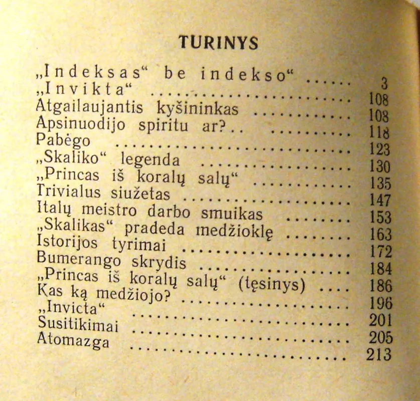 "Indeksas" be indekso - F. Šachmagonovas, J.  Zotovas, knyga 6