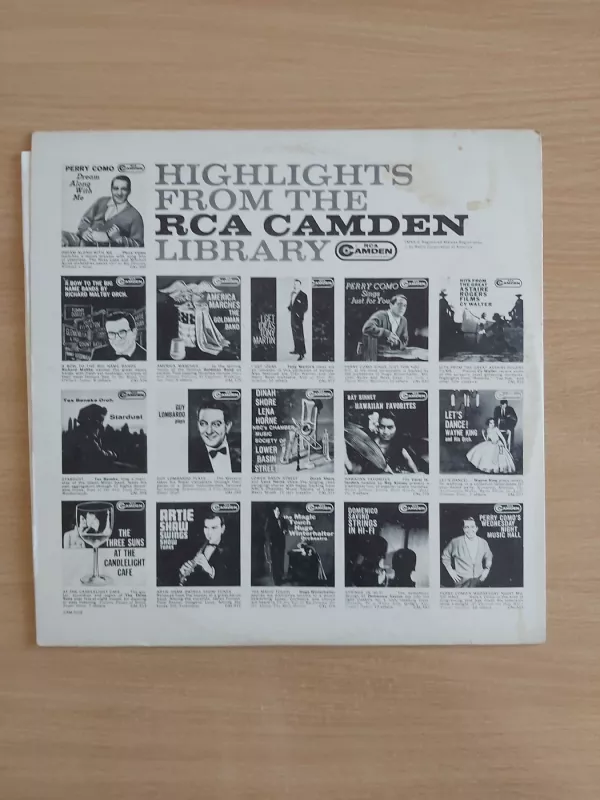 Perry Como - Dream Along With Me - Perry Como, plokštelė 3