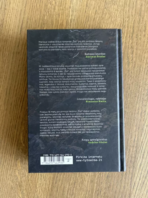 Žali - Marius Ivaškevičius, knyga 3