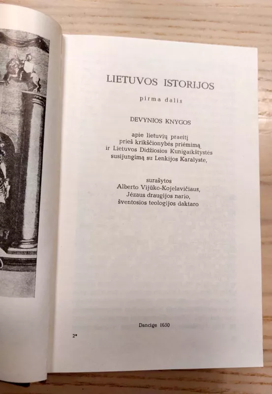 Lietuvos istorija - Historia Lituana : 1 ir 2 dalis - Albertas Vijūkas-Kojelavičius, knyga 5