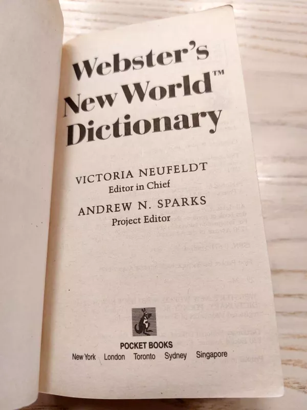 Webster's New World Dictionary, Third college edition - Autorių Kolektyvas, knyga 3