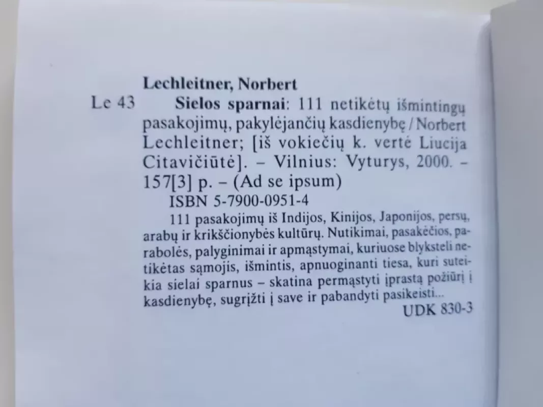 Sielos sparnai - Norbert Lechleitner, knyga 4