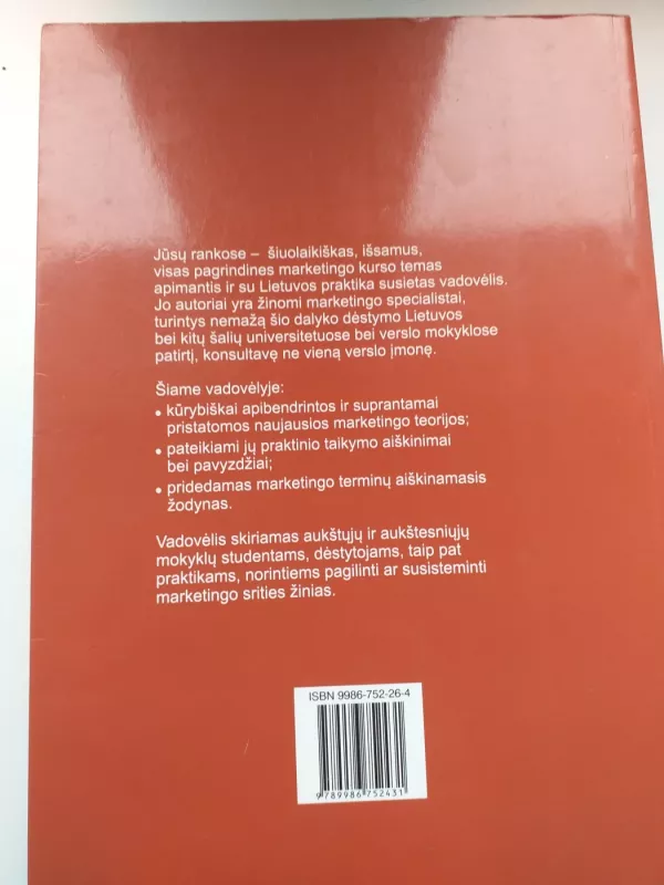 Marketingas - V. Pranulis, A.  Pajuodis, S.  Urbonavičius, R.  Virvilaitė, knyga 5