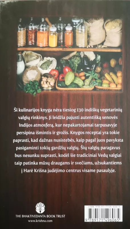 Harė Krišna Vegetariniai valgiai - dasa Adiradža, knyga 3