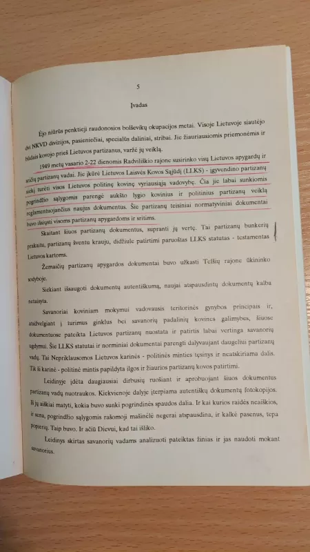 LLKS teisiniai norminiai dokumentai (partizanų statutas) - Majoras Jakimavičius, knyga 6