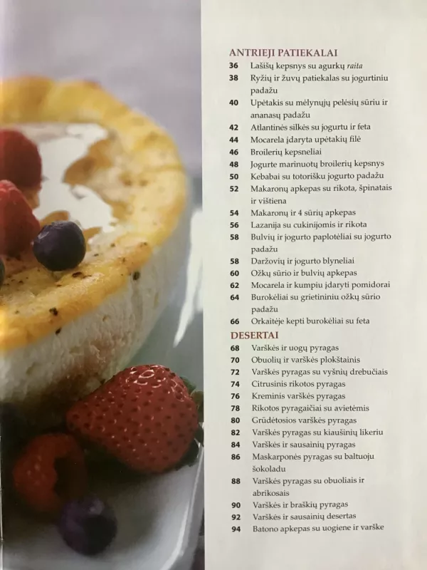 Varškės, jogurto ir sūrių valgiai - Autorių Kolektyvas, knyga 3