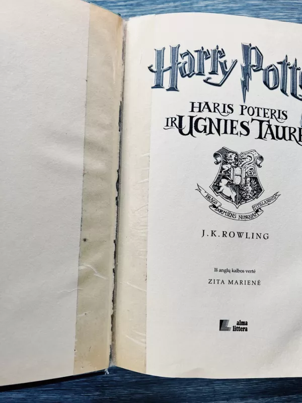 Haris Poteris ir Ugnies taurė - Rowling J. K., knyga 4