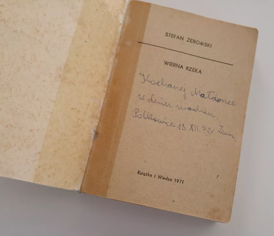 Wierna rzeka - Stefan Žeromski, knyga 5