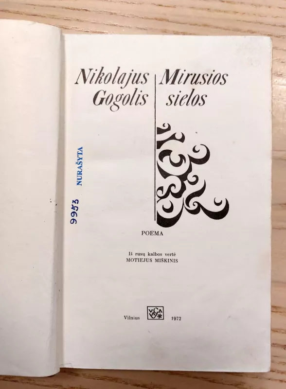 Mirusios sielos - Nikolajus Gogolis, knyga 4