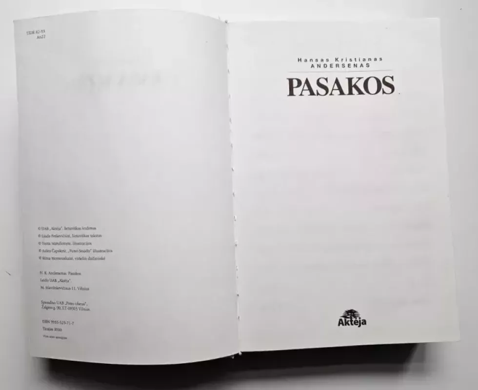 Pasakos - Hansas Kristianas Andersenas, knyga 3