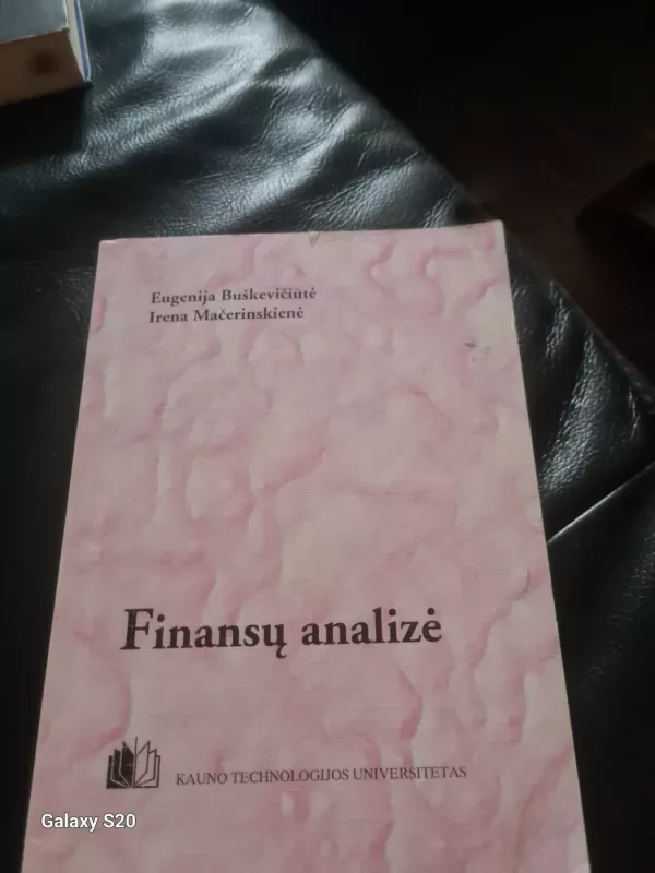 Finansų analizė - Eugenija Buškevičiūtė, knyga 2