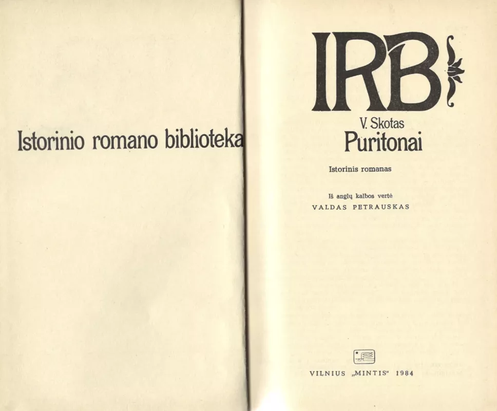 Puritonai - Valteris Skotas, knyga 3