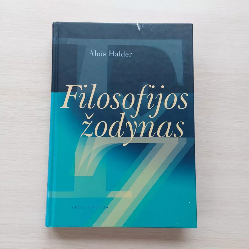 Filosofijos žodynas - Alois Halder, knyga 2