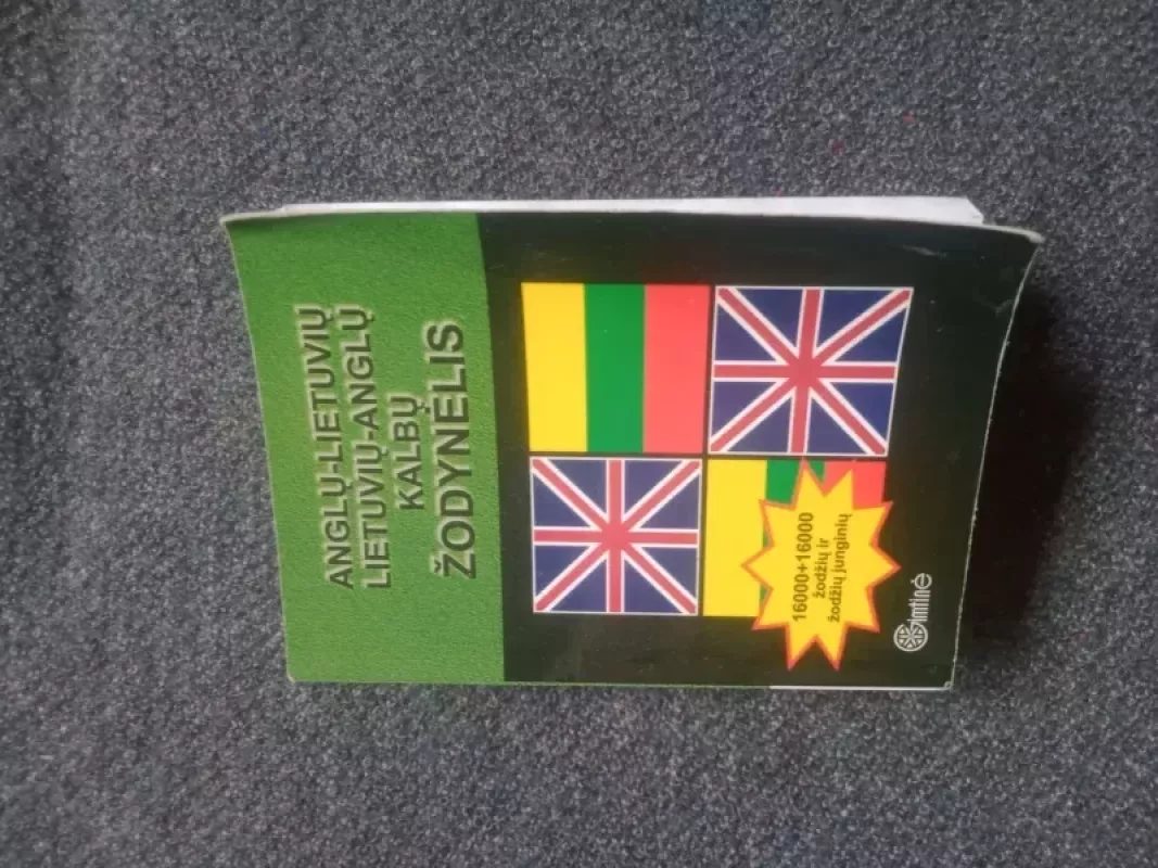 Anglų-lietuvių lietuvių-anglų kalbų žodynėlis - Z. Mažeikaitė, R.  Katiliūtė, knyga 2