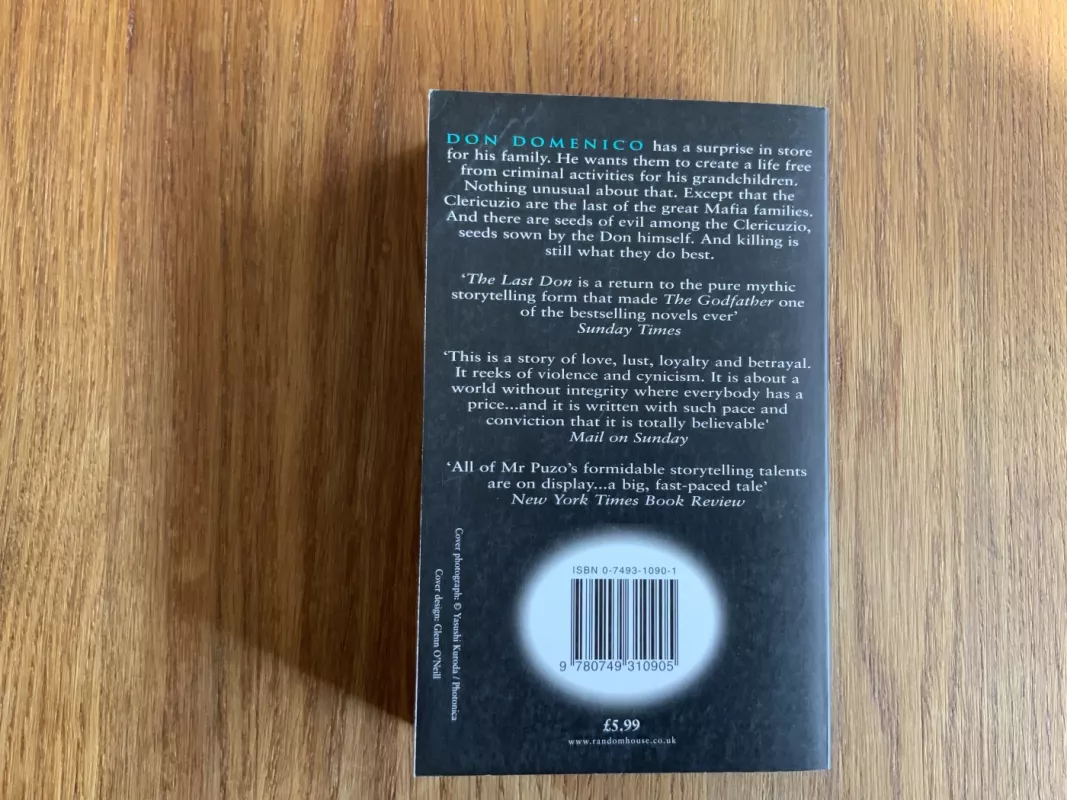 The Last Don - Mario Puzo, knyga 4