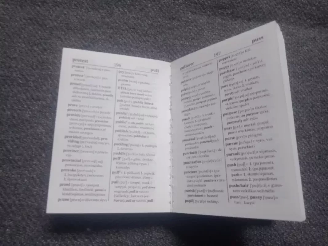 Anglų-lietuvių lietuvių-anglų kalbų žodynėlis - Z. Mažeikaitė, R.  Katiliūtė, knyga 3