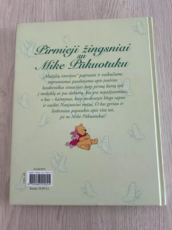 Pirmieji žingsniai su Mike Pūkuotuku: Mažylių istorijos - Walt Disney, knyga 3