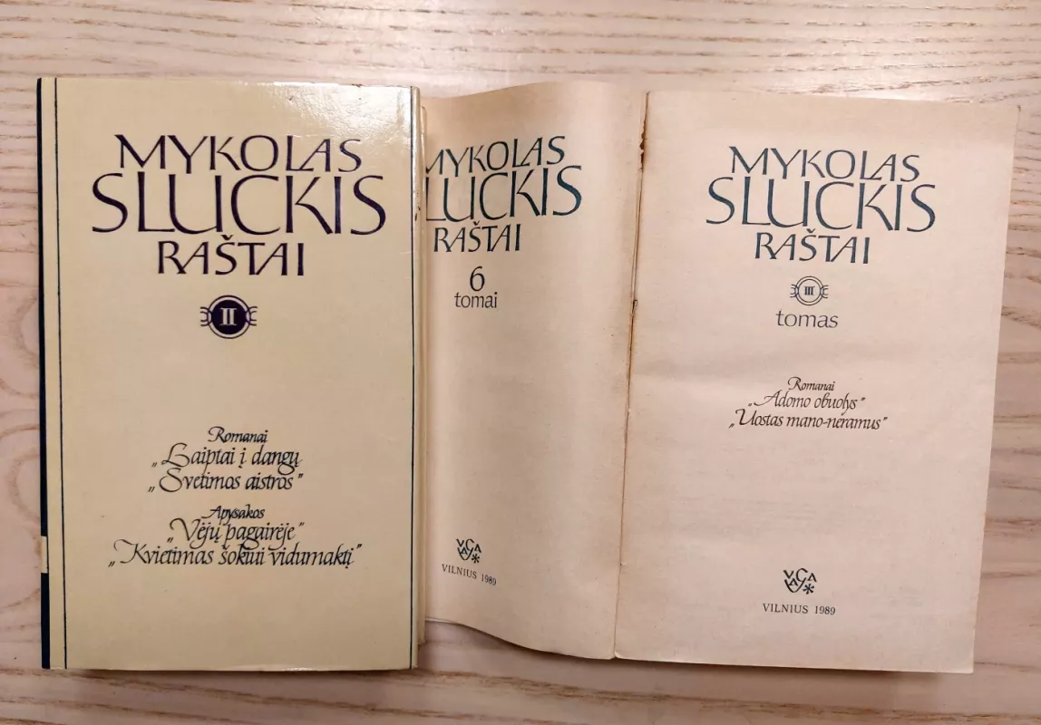 Raštai (3 tomas) - Mykolas Sluckis, knyga 6