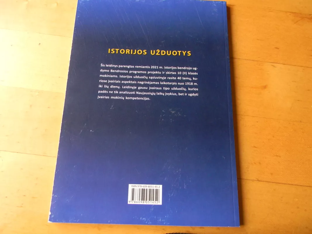 Istorijos uzduotys 10 klasei - Virginijus Navickas, knyga 3