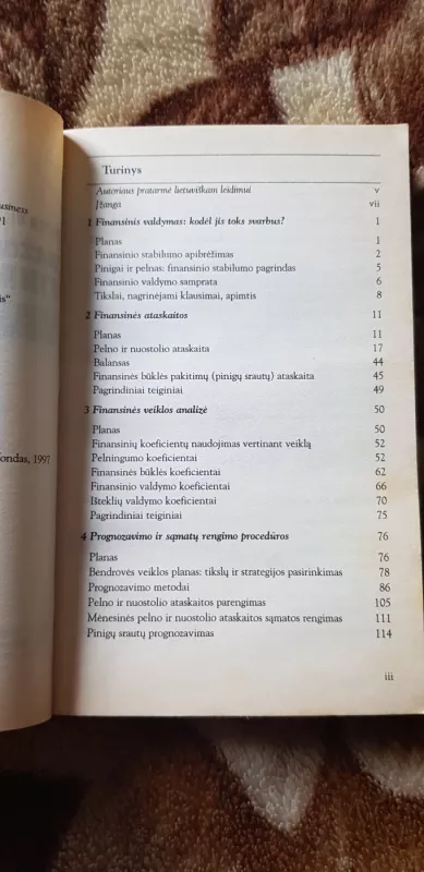 Mažos įmonės finansinis valdymas - Peter Wilson, knyga 3
