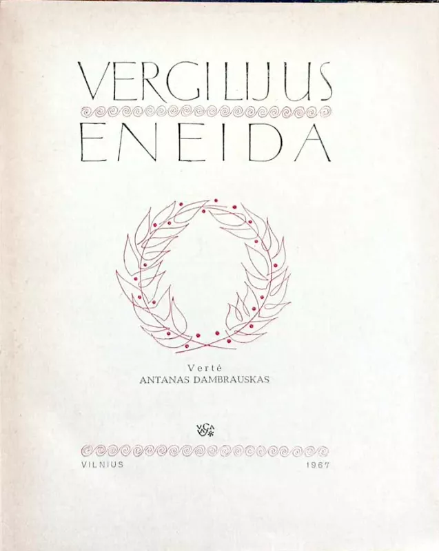 Eneida - Vergilijus, knyga