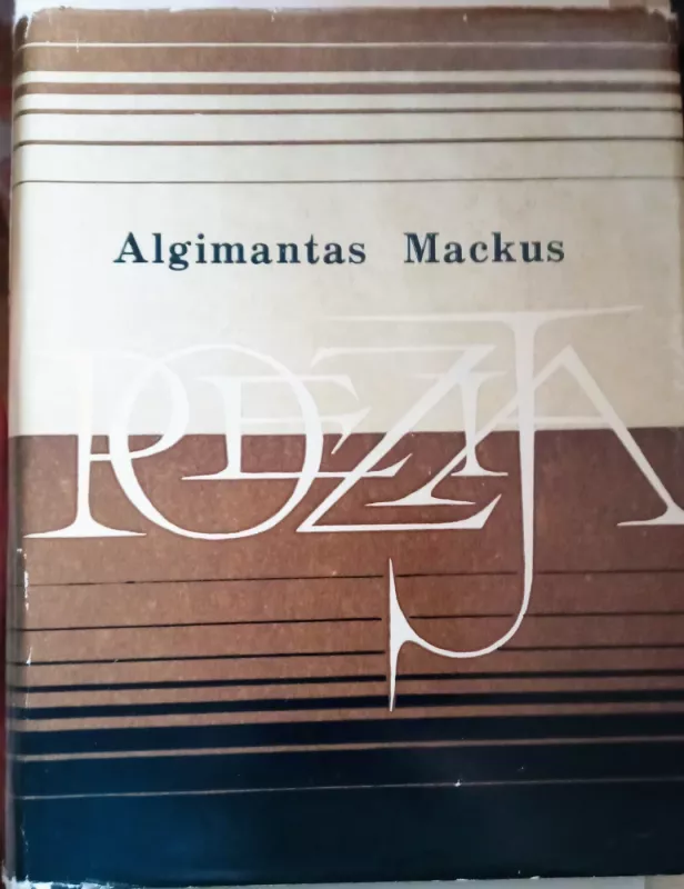 Poezija - Algimantas Mackus, knyga 3