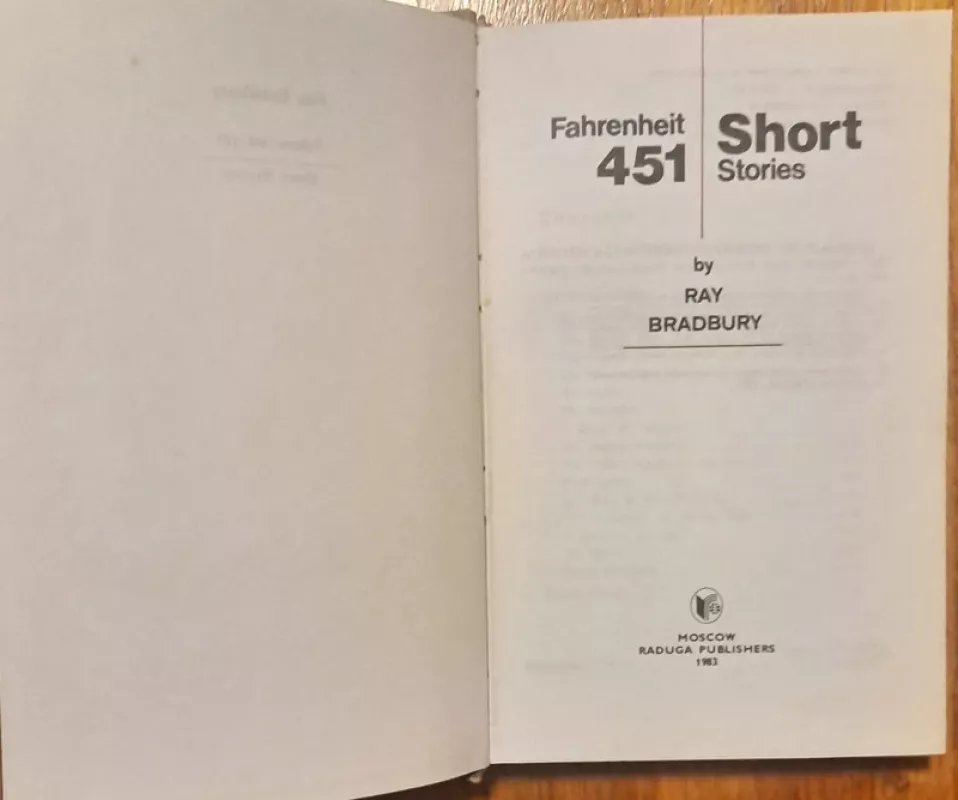 Fahrenheit 451 | Short stories - Ray Bradbury, knyga 3