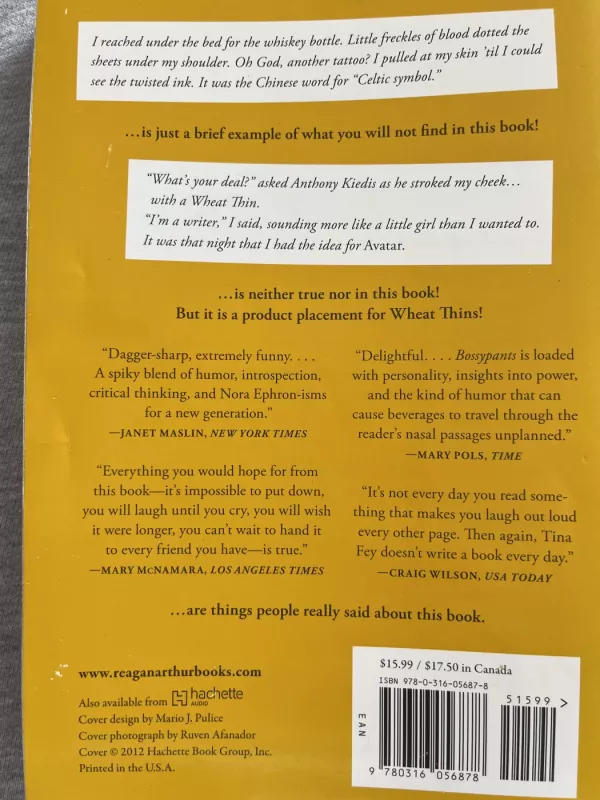 bossypants - Tina Fey, knyga 3