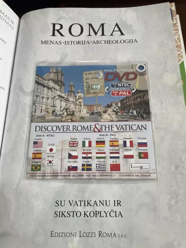 Roma ir Vatikanas. Su siksto koplyčia (su DVD disku) - Autorių Kolektyvas, knyga 3