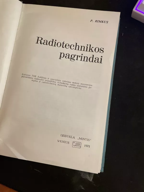 Radiotechnikos pagrindai - P. Rimkus, knyga 3