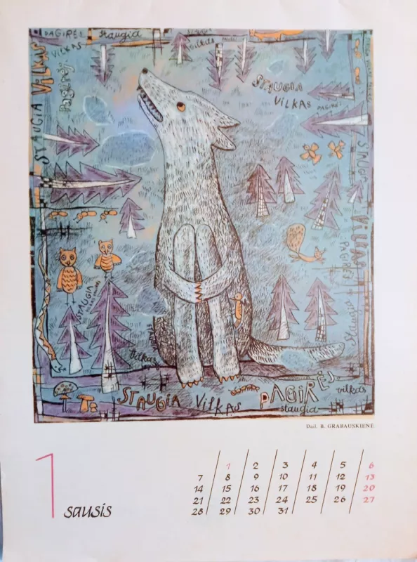 kalendorius vaiku dainos - Autorių Kolektyvas, knyga 5