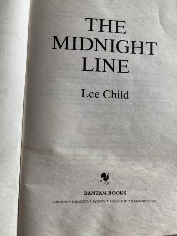 The Midnight Line - Child Lee, knyga 4