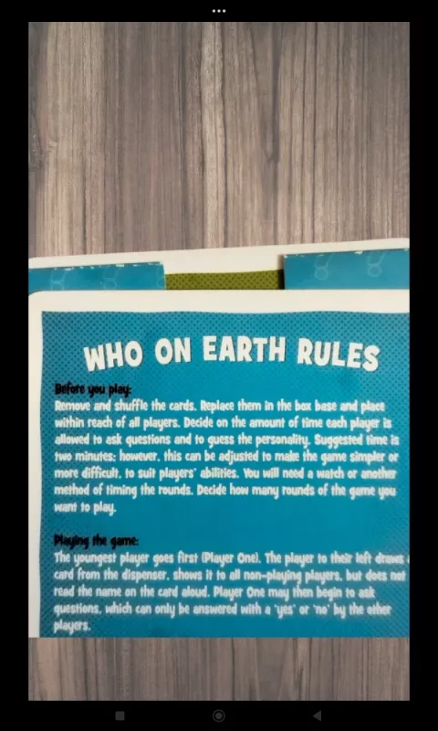 Stalo kortų žaidimas "Who on earth?" - , stalo žaidimas 4