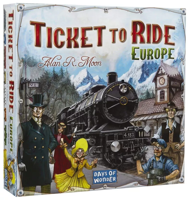 Ticket to Ride Europe - , stalo žaidimas 2