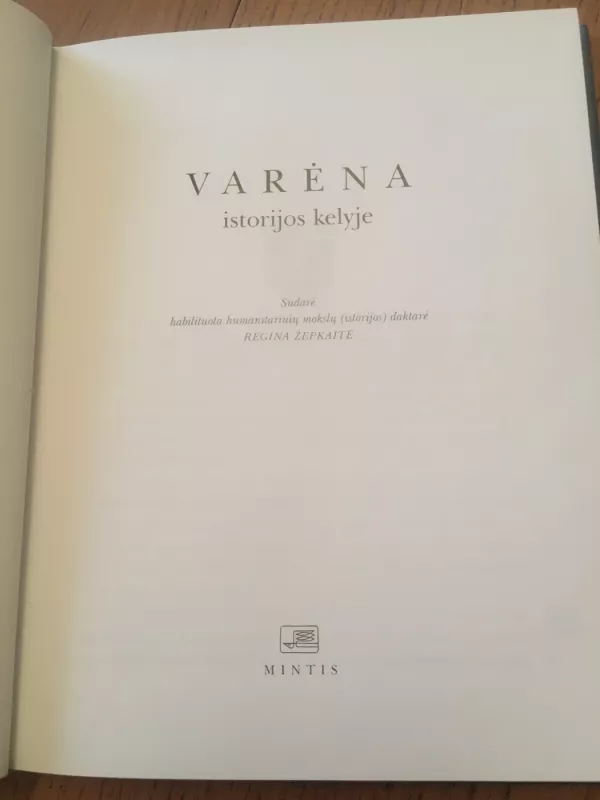 Varėna istorijos kelyje - Regina Žepkaitė, knyga 5