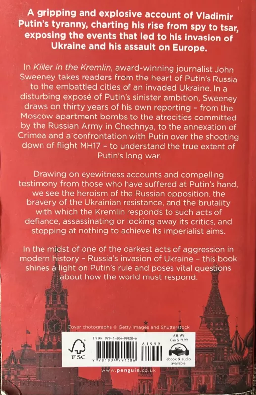 Killer in the Kremlin - John Sweeney, knyga 3