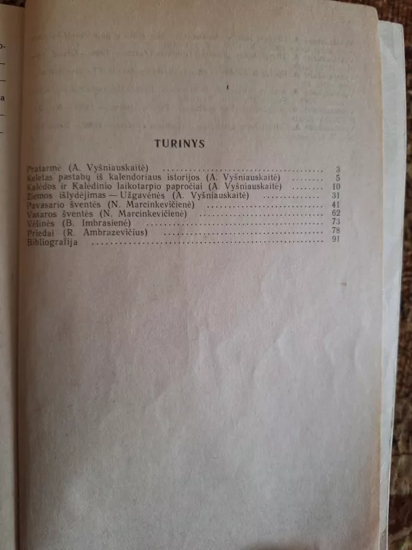 Lietuvių kalendorinės šventės - Birutė Imbrasienė, knyga 4