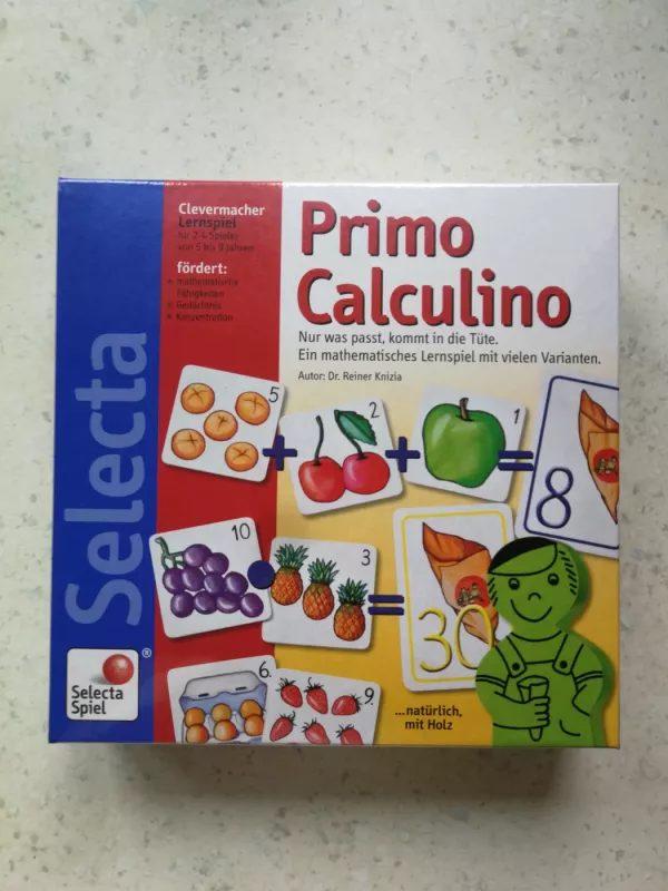 Stalo žaidimas Selecta “Primo Calculino”, 5 - 9 m. - , stalo žaidimas 2