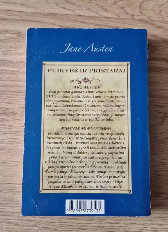 Puikybė ir prietarai - Jane Austen, knyga 5