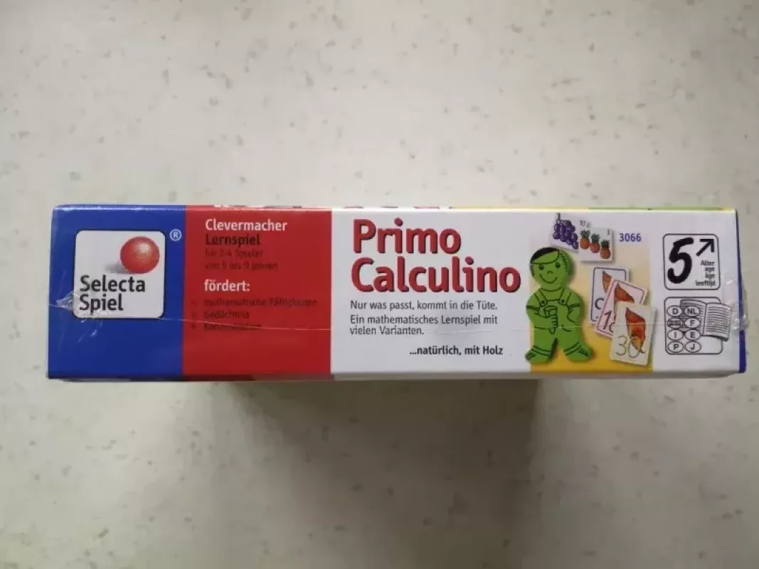 Stalo žaidimas Selecta “Primo Calculino”, 5 - 9 m. - , stalo žaidimas 5
