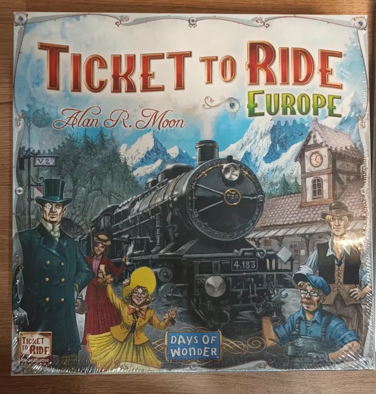 Ticket to Ride Europe - , stalo žaidimas 4