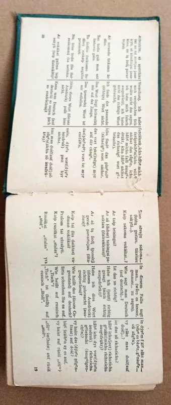 Lietuviški-vokiški pasikalbėjimai - V. Mačkus, knyga 5