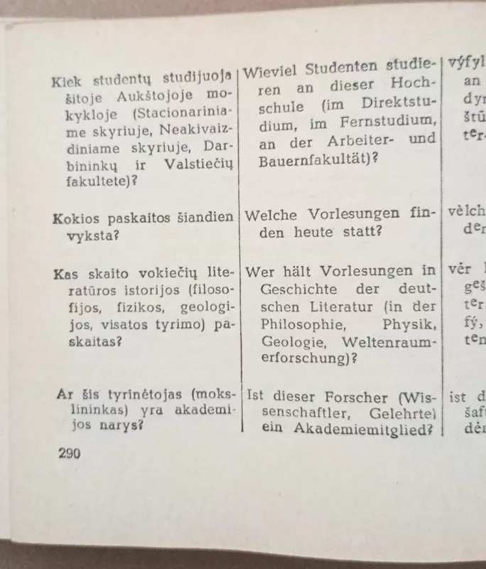 Lietuviški-vokiški pasikalbėjimai - V. Mačkus, knyga 6