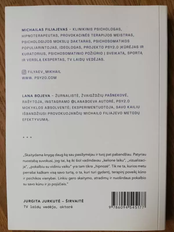 Kita psichosomatikos pusė - Michailas Filiajevas, knyga 3