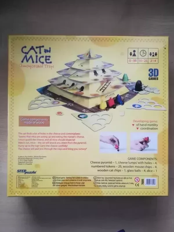 Lavinamasis stalo žaidimas "Katės ir pelės" / Board game Cat and Mice - , stalo žaidimas 3