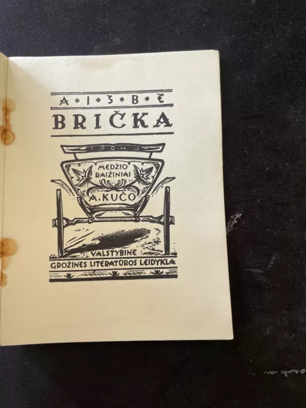 Aišbė Brička,1947 m - A. Kriščiūnas, knyga 2