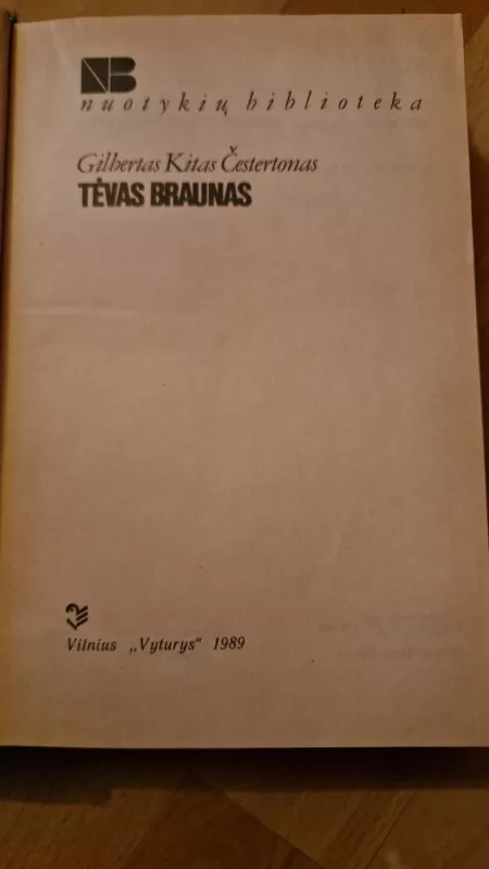 Tėvas Braunas - Gilbert Keith Chesterton, knyga 3