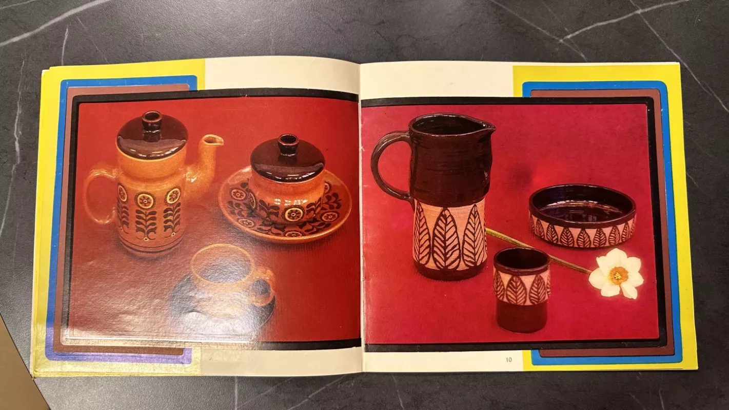 Keramikos gaminiai - Meno verslų dirbinių ir suvenyrų gamybos įmonių sisivienijimas "Dovana", knyga 3