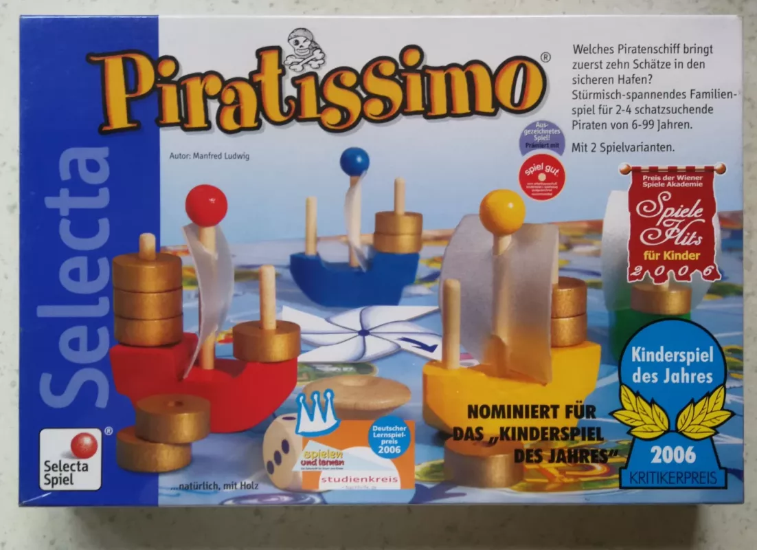 Stalo žaidimas Selecta "Piratissimo" nuo 6 m. / Board game Brettspiel Selecta Piratissimo - , stalo žaidimas 2